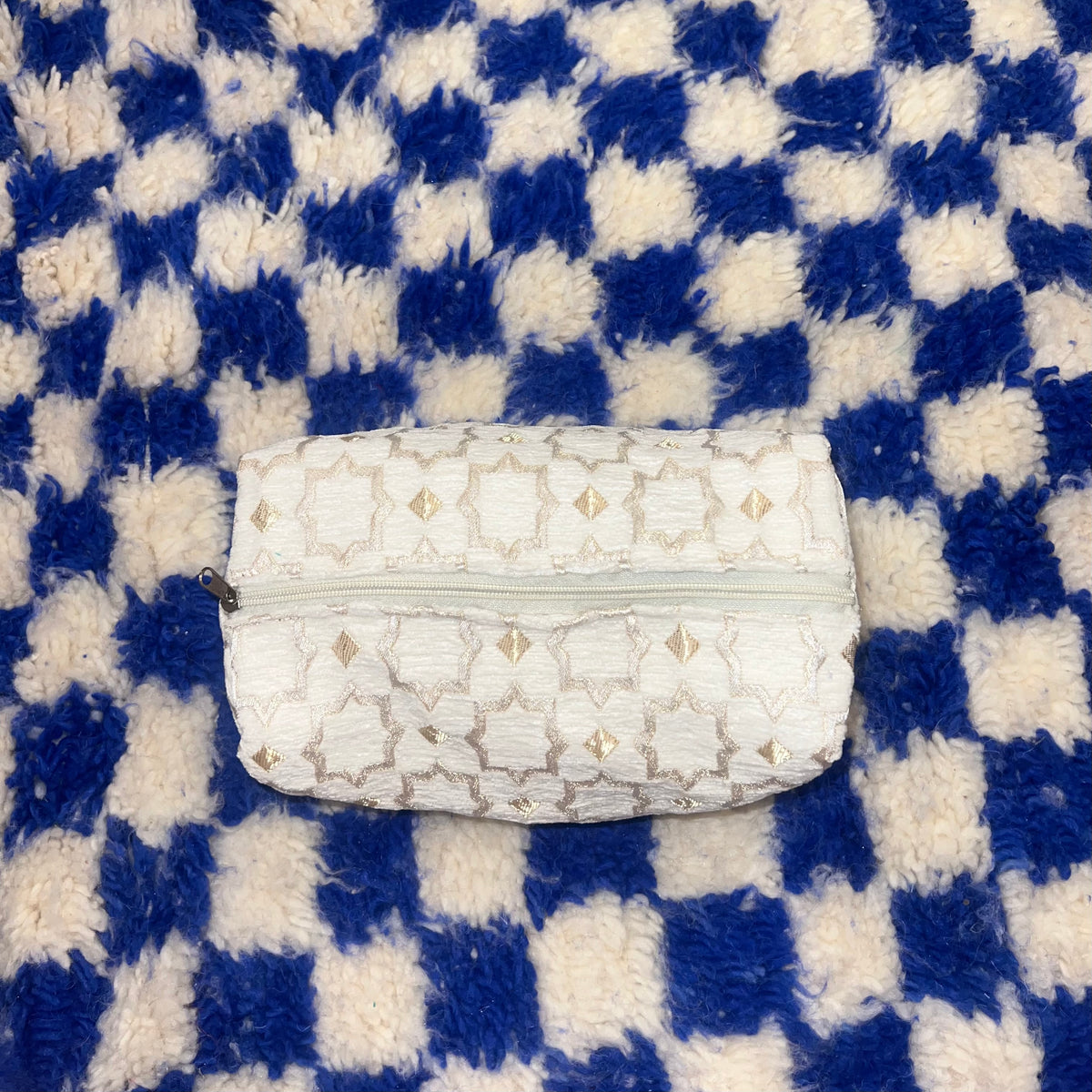 ✨ Trousse de toilette artisanale – Élégance marocaine ✨
