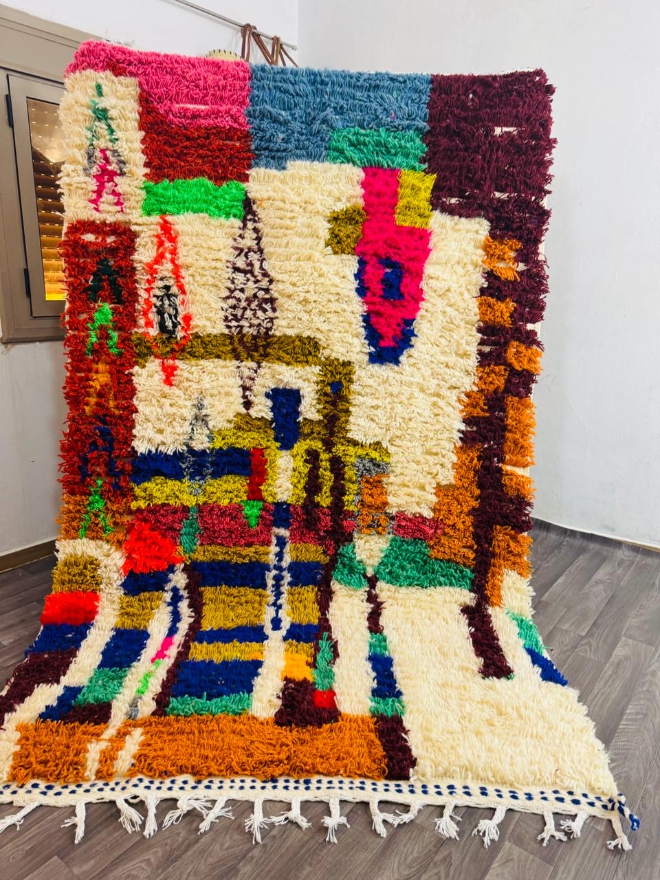 Tapis en Laine 100 % Naturelle – Fait Main