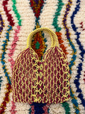 Sac artisanal en fils de nylon – Fait main au Maroc ✨