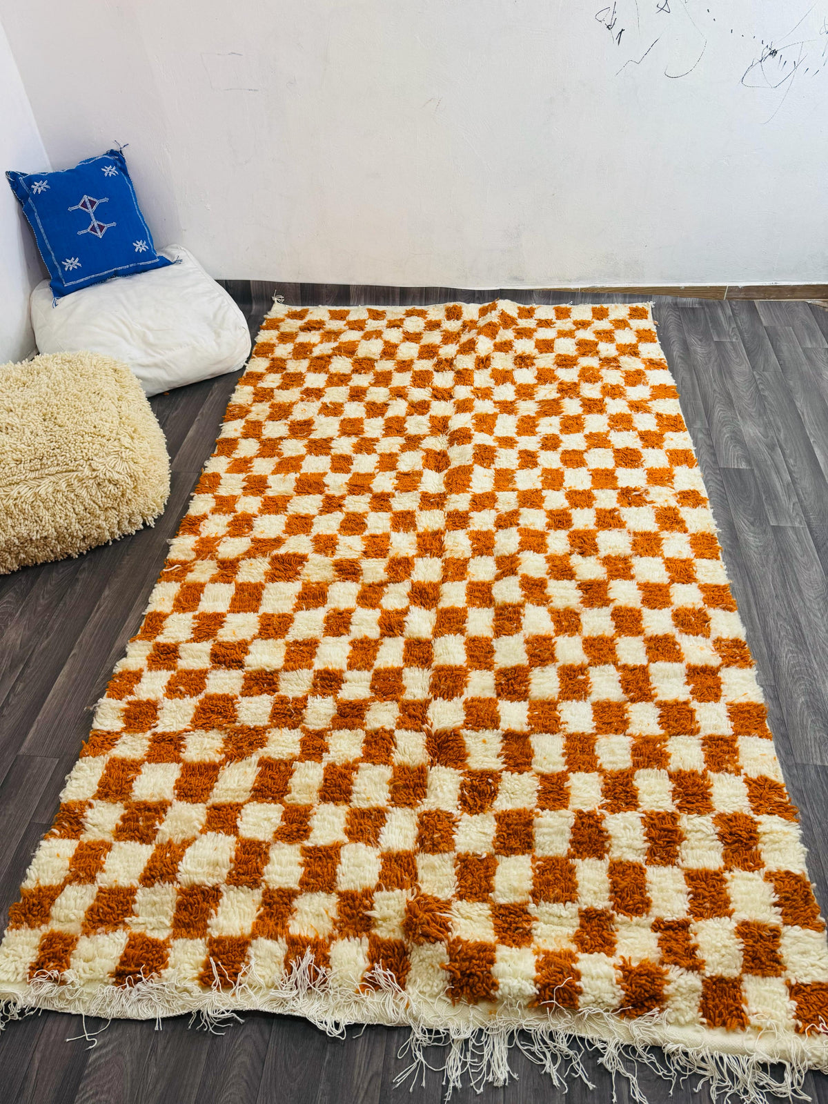 Tapis en Laine 100 % Naturelle – Fait Main