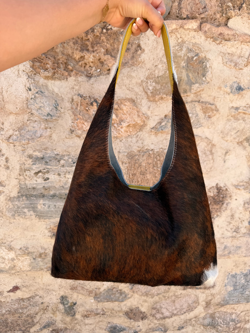 Sac en cuir de vache fait à la main