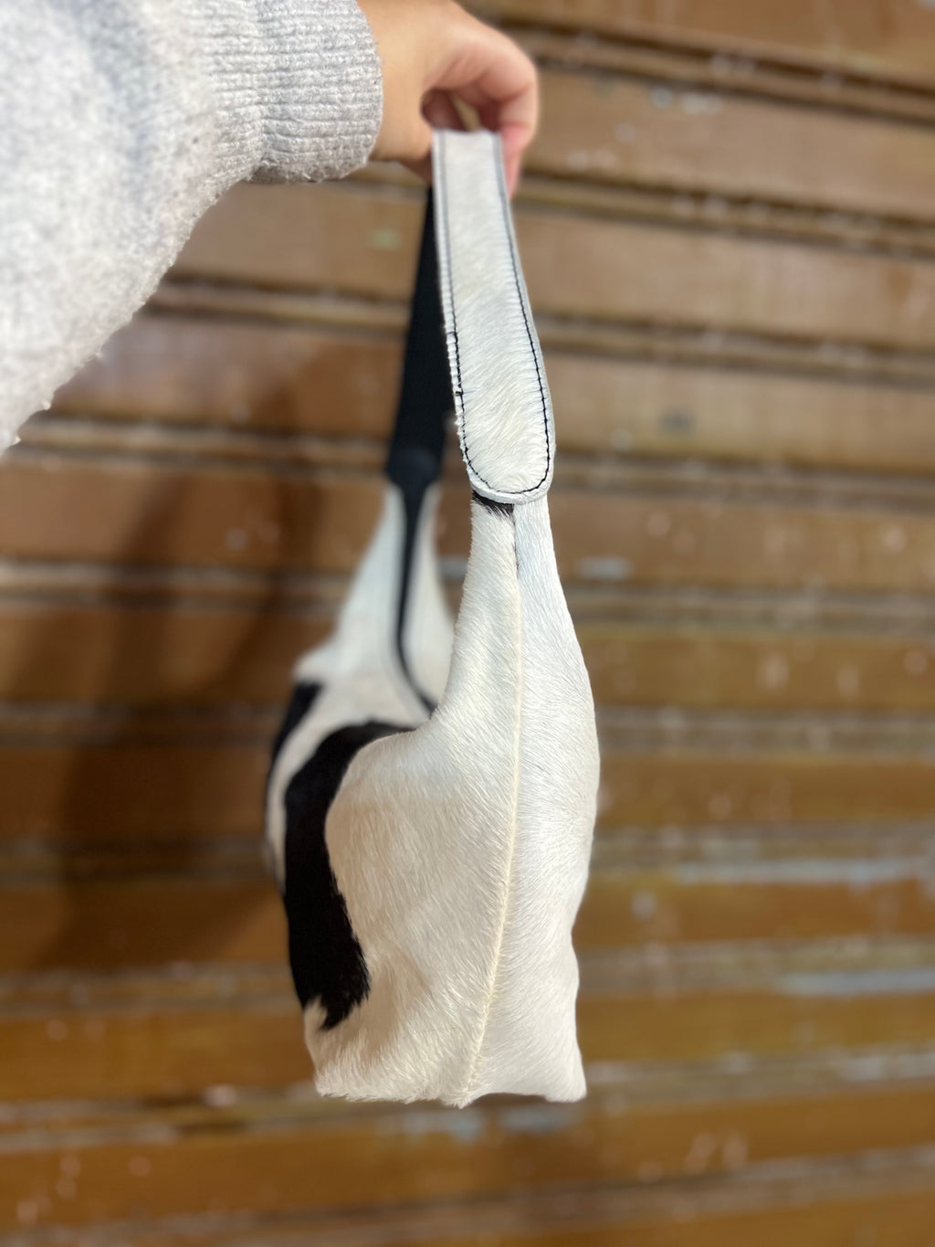 Sac en cuir de vache fait à la main – Artisanat marocain