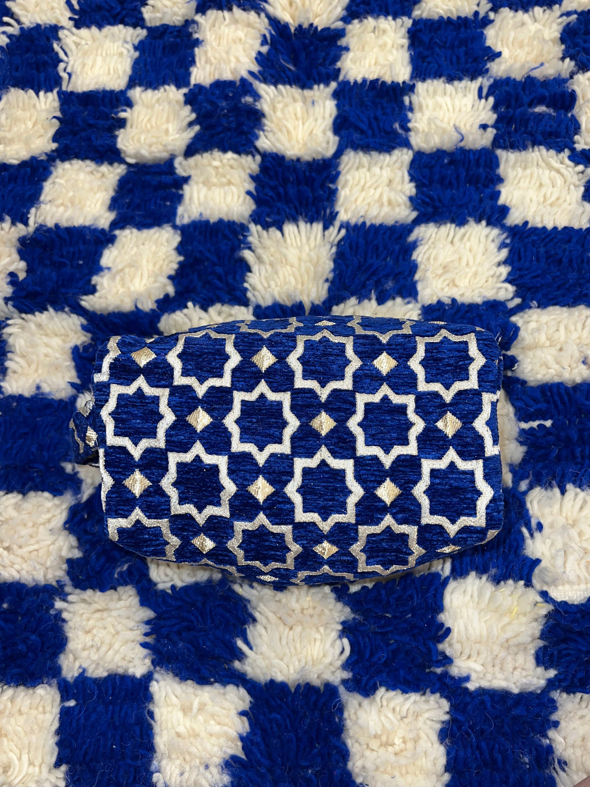 ✨ Trousse de toilette artisanale – Élégance marocaine ✨