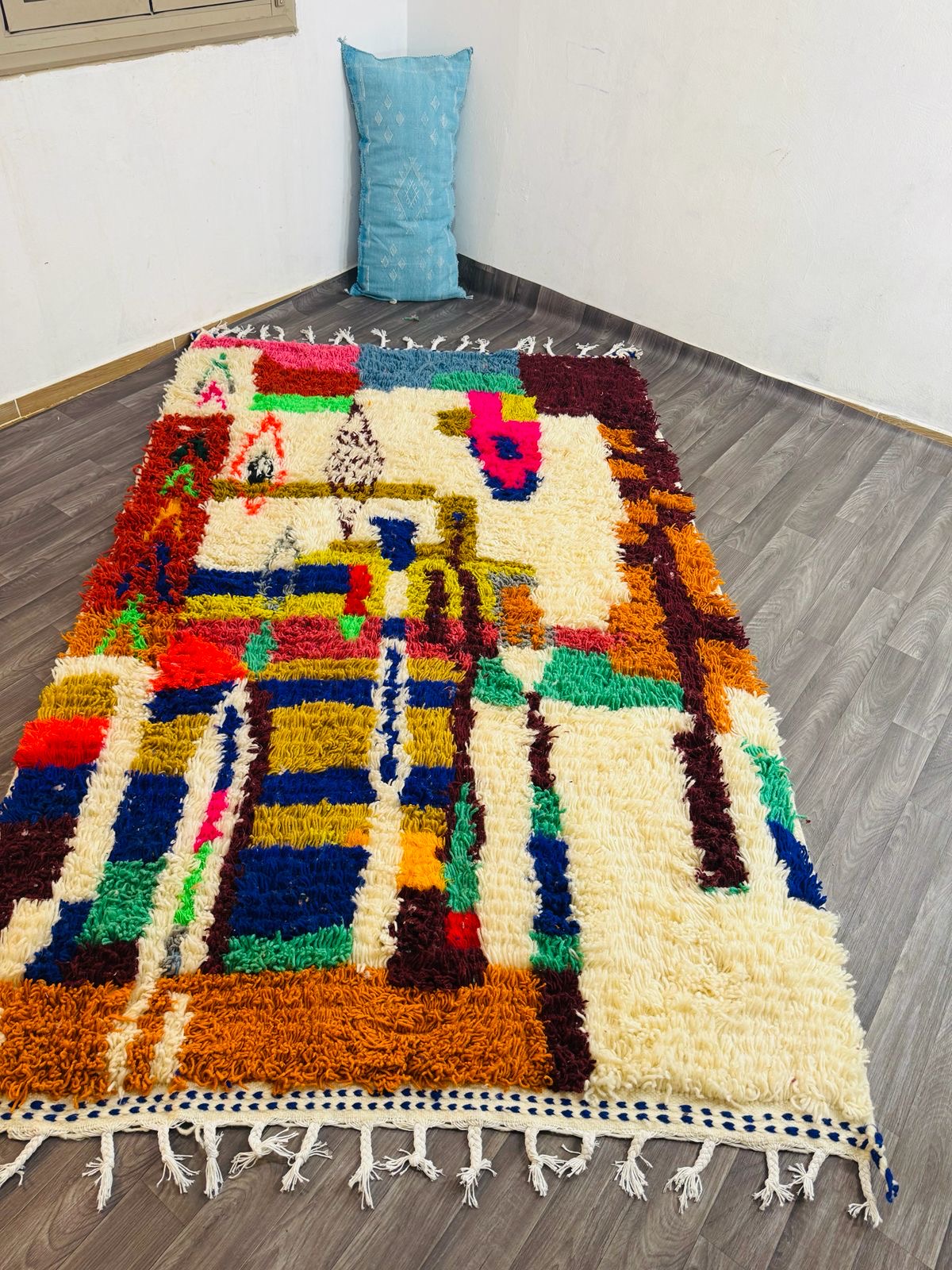 Tapis en Laine 100 % Naturelle – Fait Main