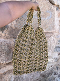 Sac artisanal en fils de nylon – Fait main au Maroc ✨